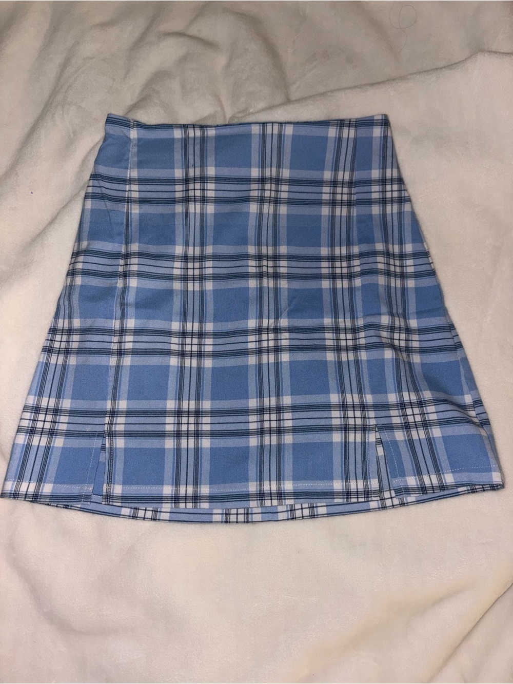 Brandy Melville Plaid Blue or Pink Mini Skirt - Women